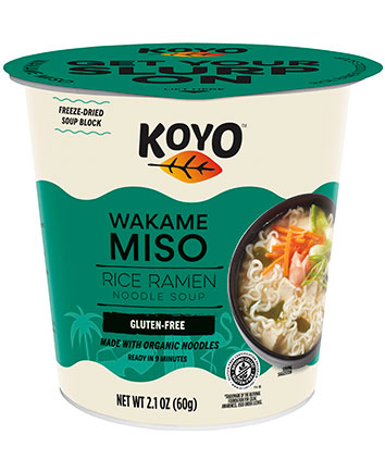 Wakame Miso Rice Ramen Noodle Soup